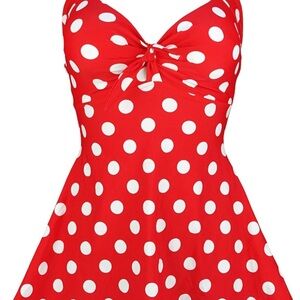 COCOSHIP Vintage Sailor Pin Up Swimsuit Retro One Piece  Sz 14